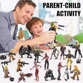 ミリタリーフィギュア 5体セット 武器付き お買い得 Amazon.co.jp: Qumill 陸軍 メンズ アクションフィギュア プレイセット